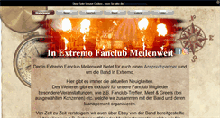 Desktop Screenshot of inextremo-fanclub.de