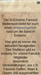 Mobile Screenshot of inextremo-fanclub.de